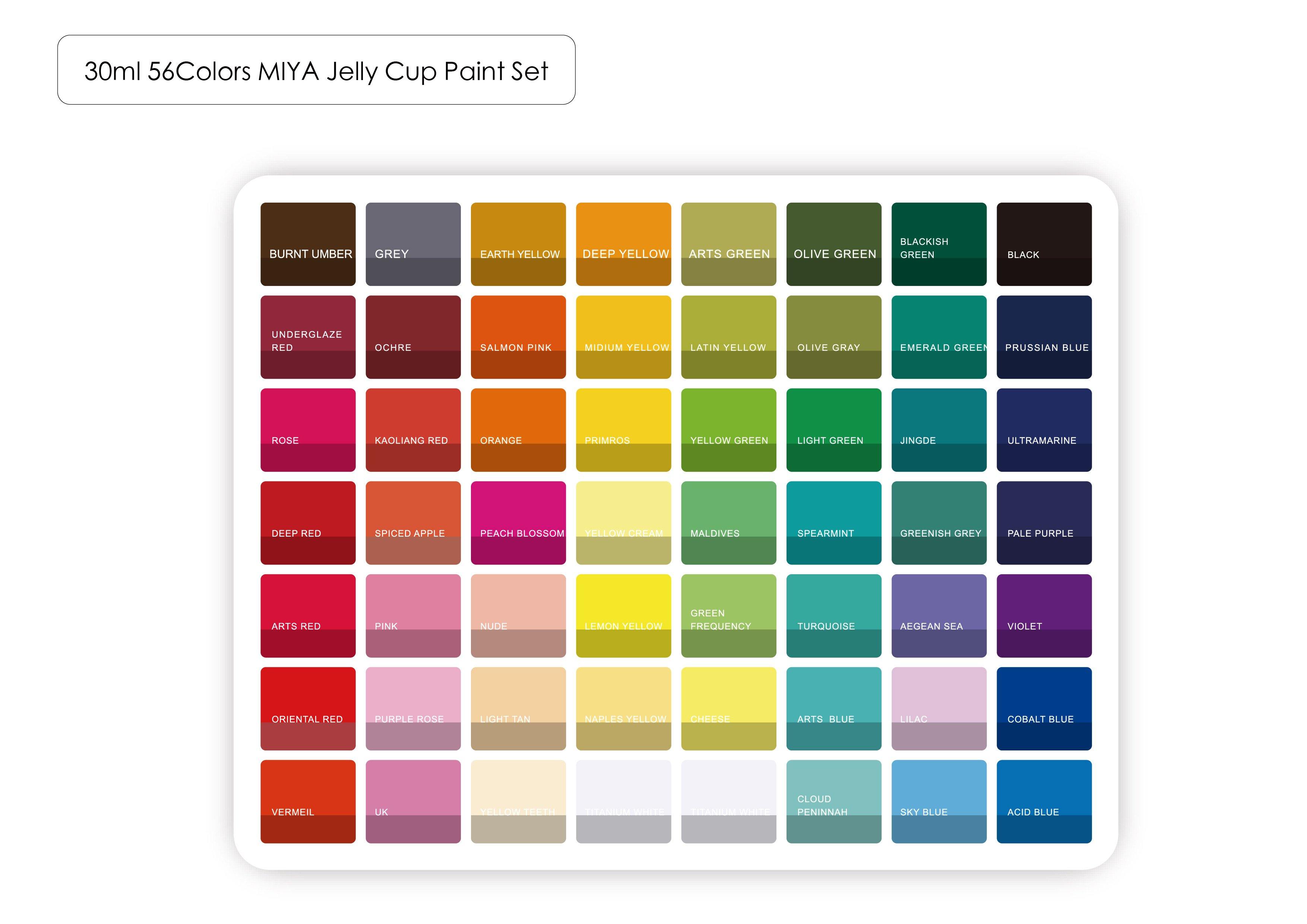 MIYA HIMI Gouache Paint Set of 56 - The Craft Central