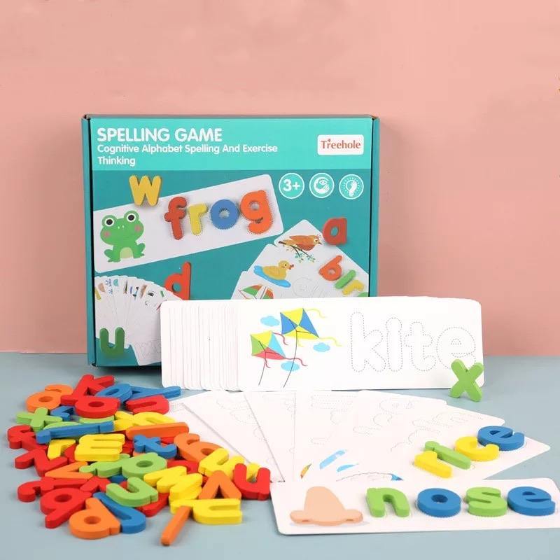 Spelling Game Wooden Letters - The Craft Central