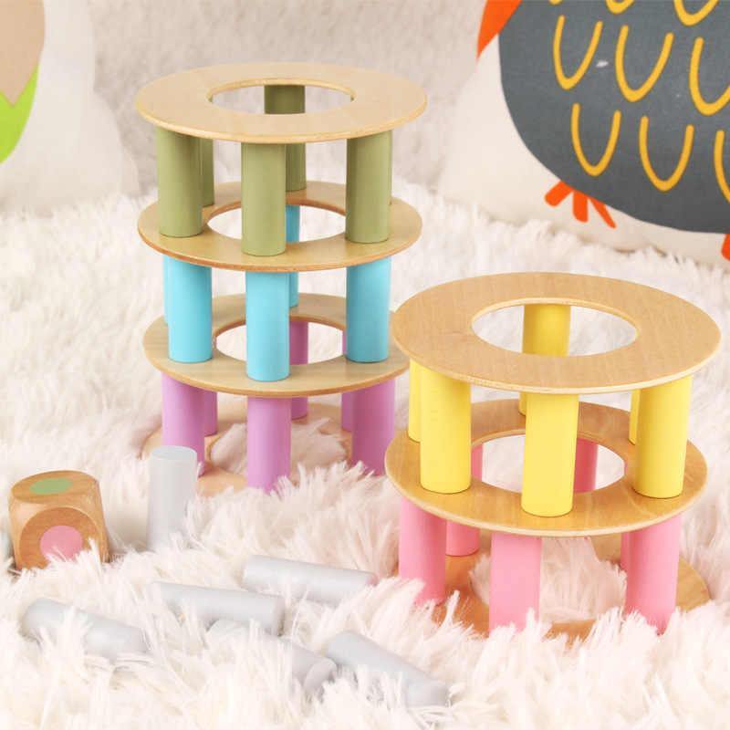 Rings Tower Blocks Pastel - The Craft Central