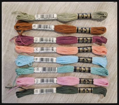 8 Skeins Assorted (DMC Thread) - The Craft Central