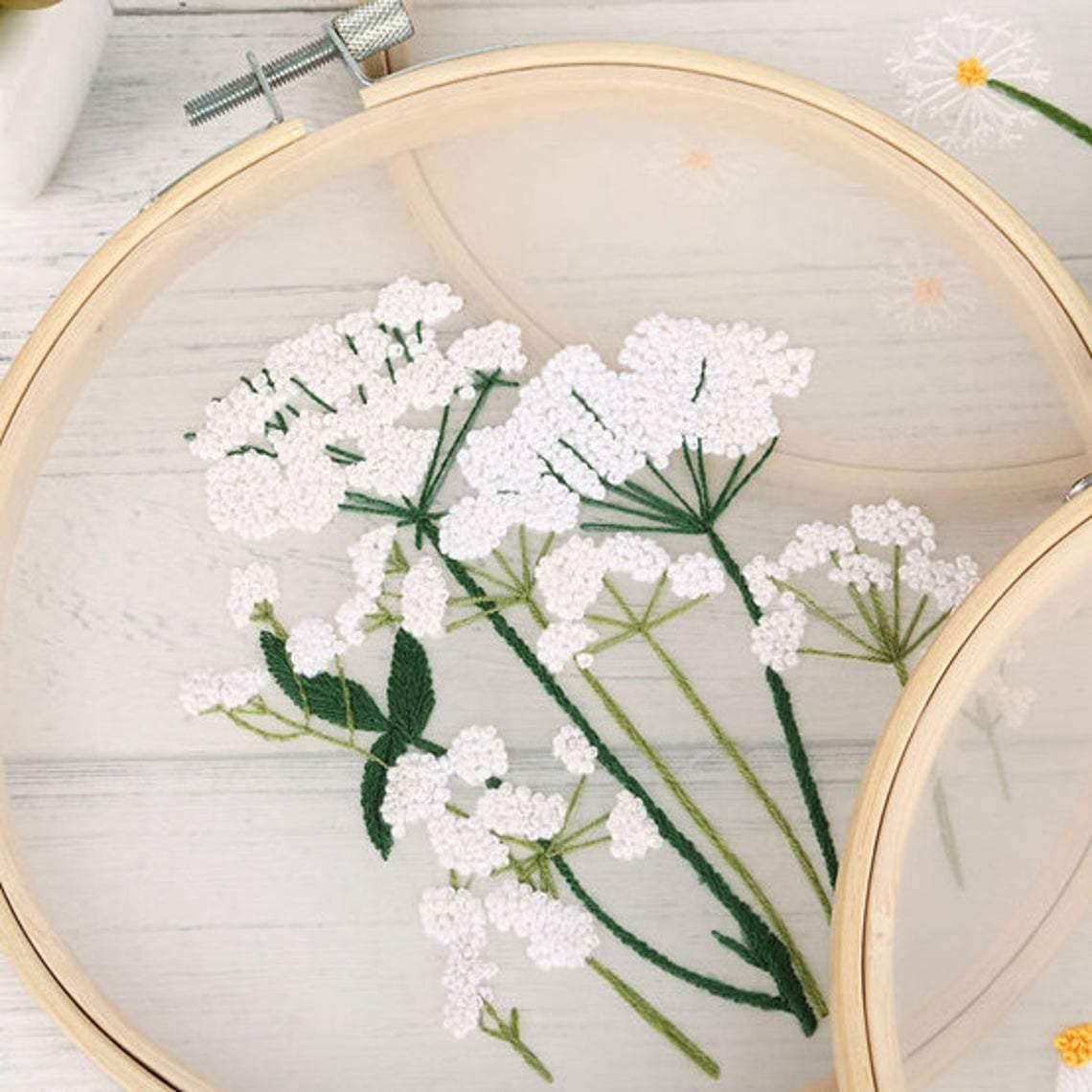 Organza / Transparent Embroidery Kit - The Craft Central
