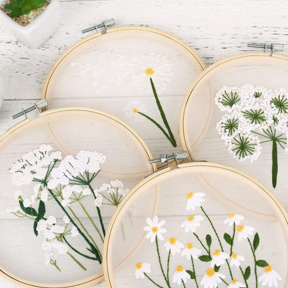 Organza / Transparent Embroidery Kit - The Craft Central