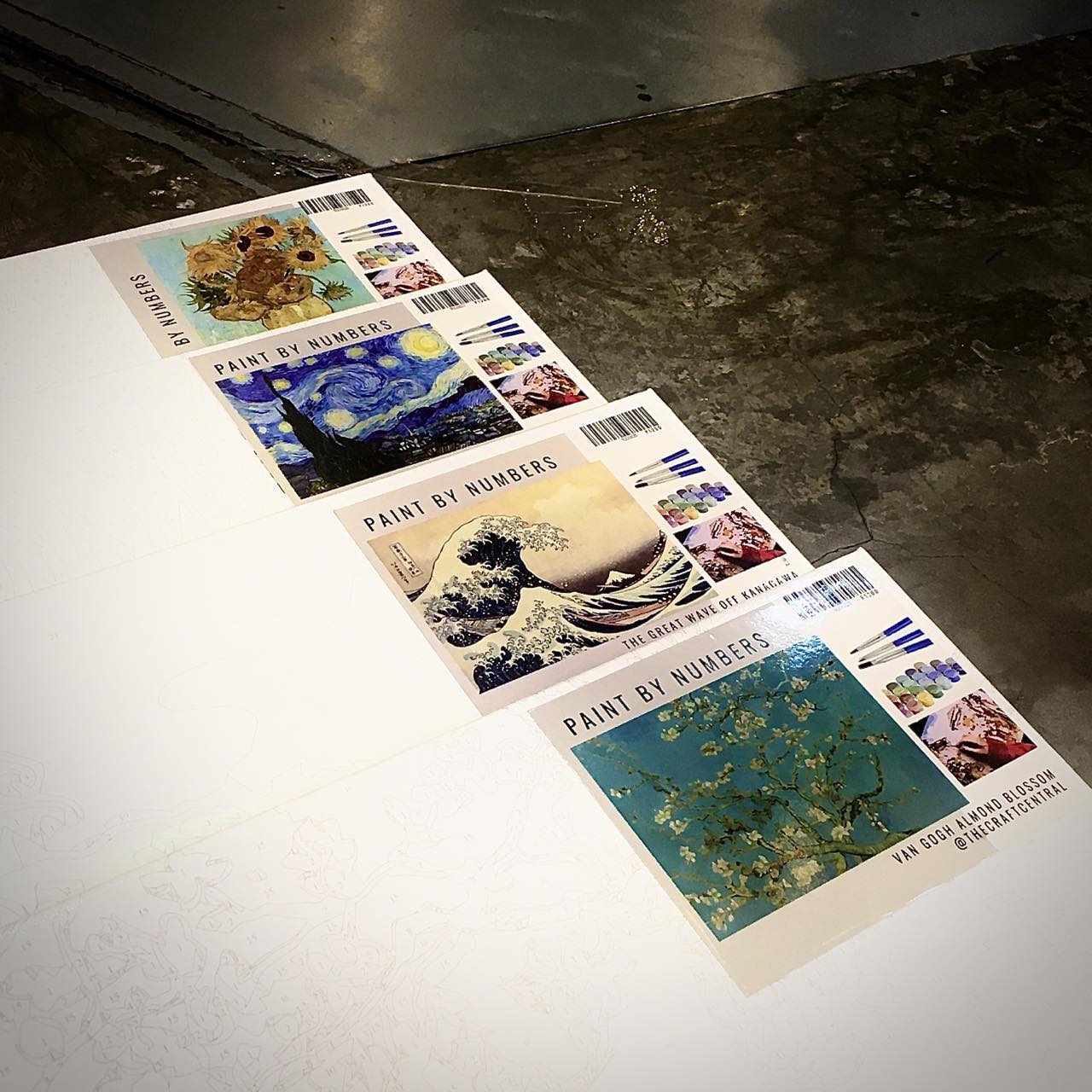 TCC Sunflowers Van Gogh Paint by Numbers