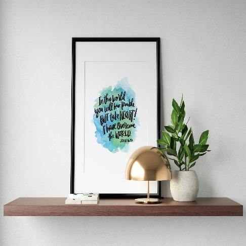 John 16:33 Art Print - The Craft Central