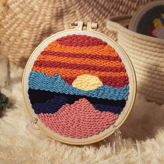Sunset Punch Needle Kit - The Craft Central