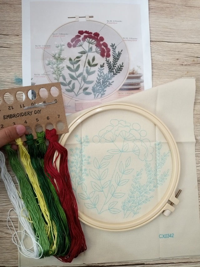 CTR Foliage Embroidery Kit